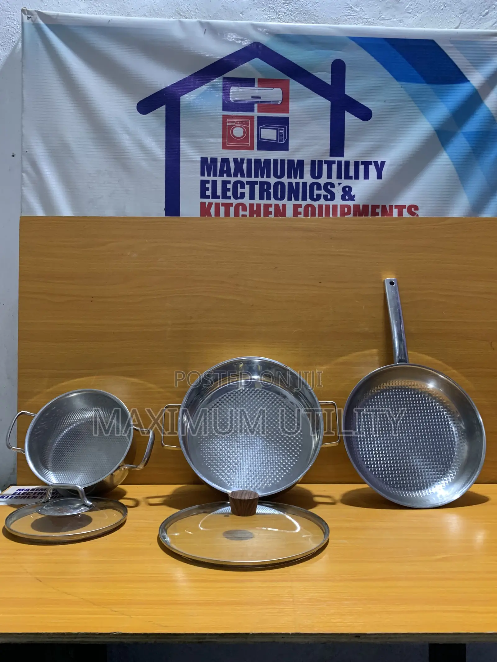 Stainless Steel Cookware Set Also Available in Pieces