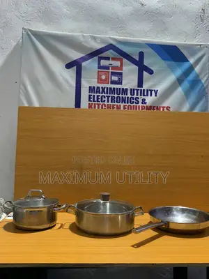 Stainless Steel Cookware Set Also Available in Pieces
