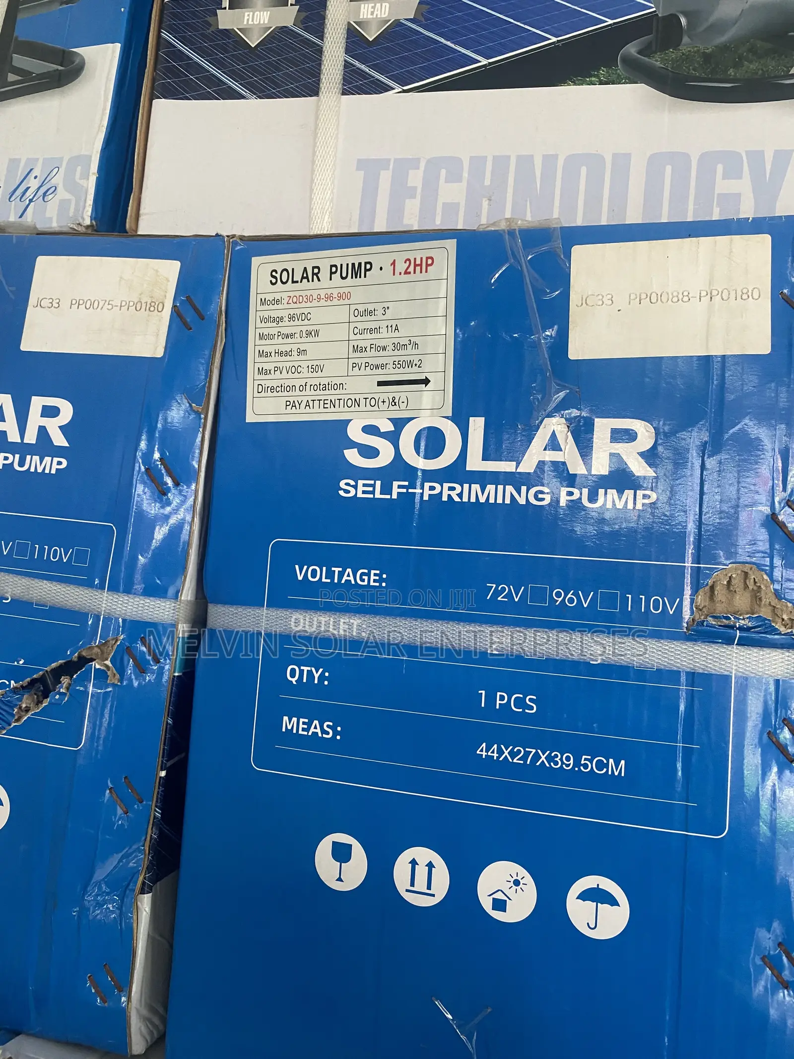 1.2hp 3inches Outlet Dc Self-Priming Solar Pumping Machine Available