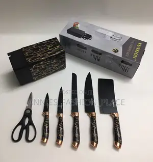 7pcs Marble Pattern Knife Set