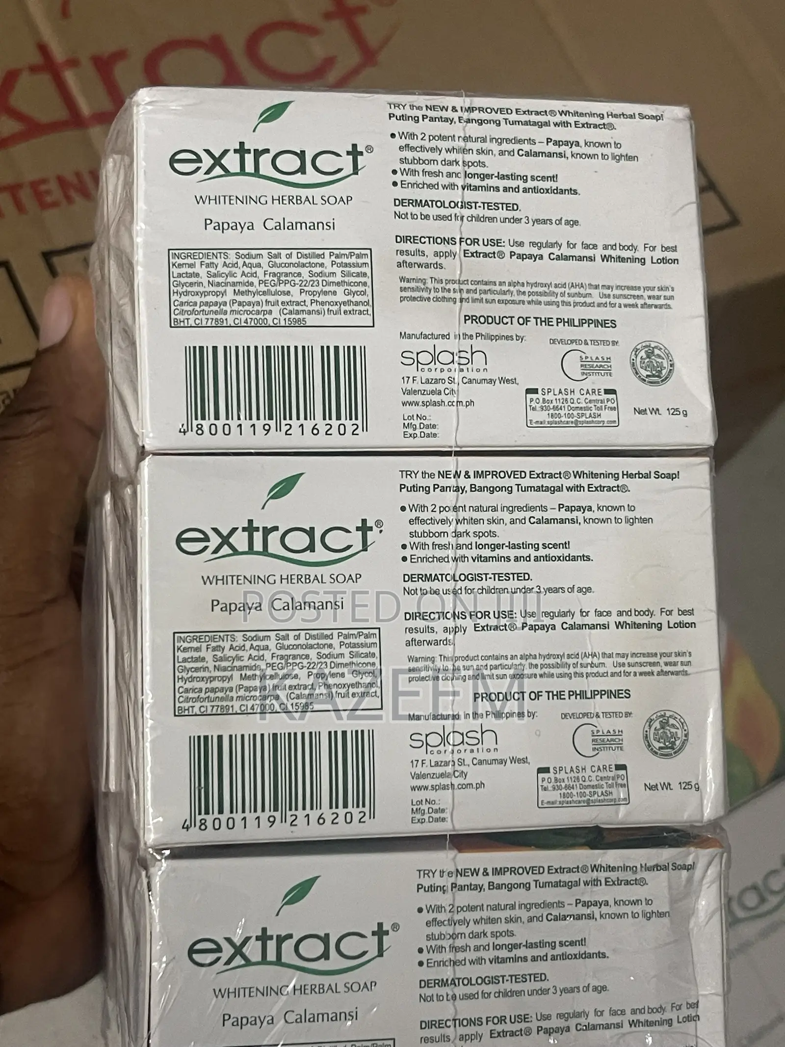 Extract Whitening Herbal Soap