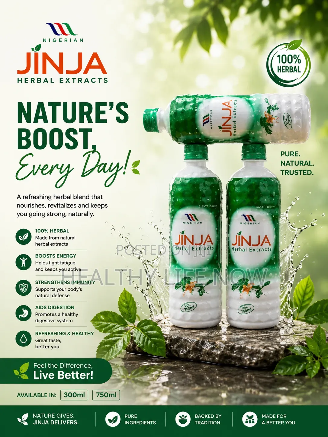 Jinja Herbal Extract Pure, Natural and Trusted.