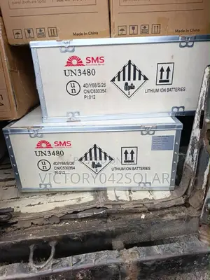 SMS 5kwh 24v and 48v Lithium Ion Battery Available