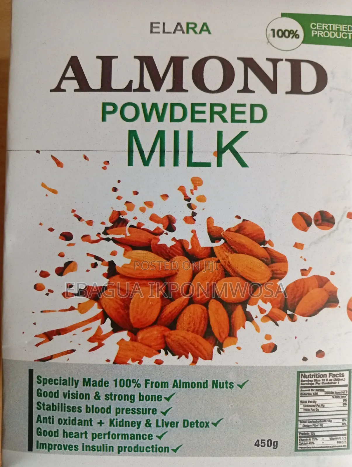 Almond Powered Milk