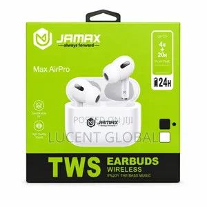 Original Jamax Max Airpro Wireless Earbuds - Free Uyo/Eket Delivery!