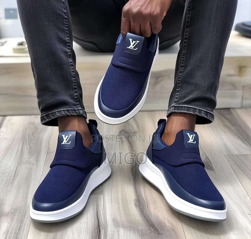 Premium Lv Mesh Runner Shoes