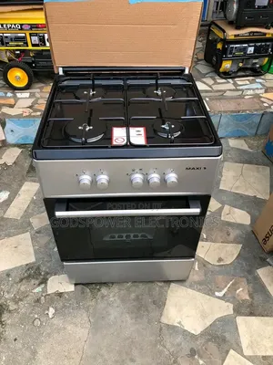 Original Maxi 60 by 60 4 Burners Standing Gas With Oven