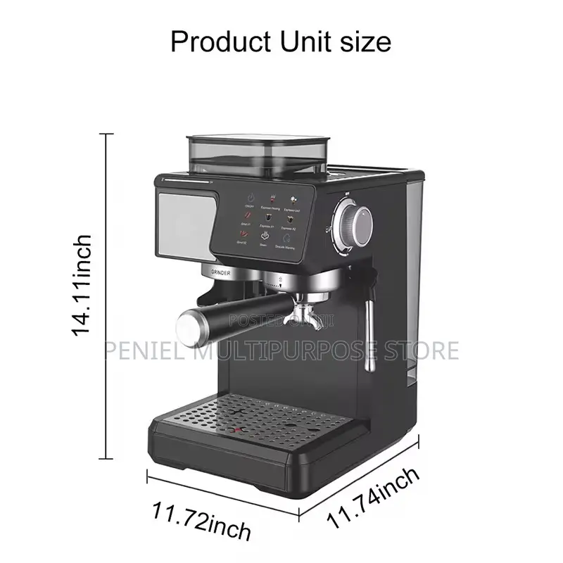 Automatic Espresso Intelligent Cappuccino Latte Coffee Maker Machine