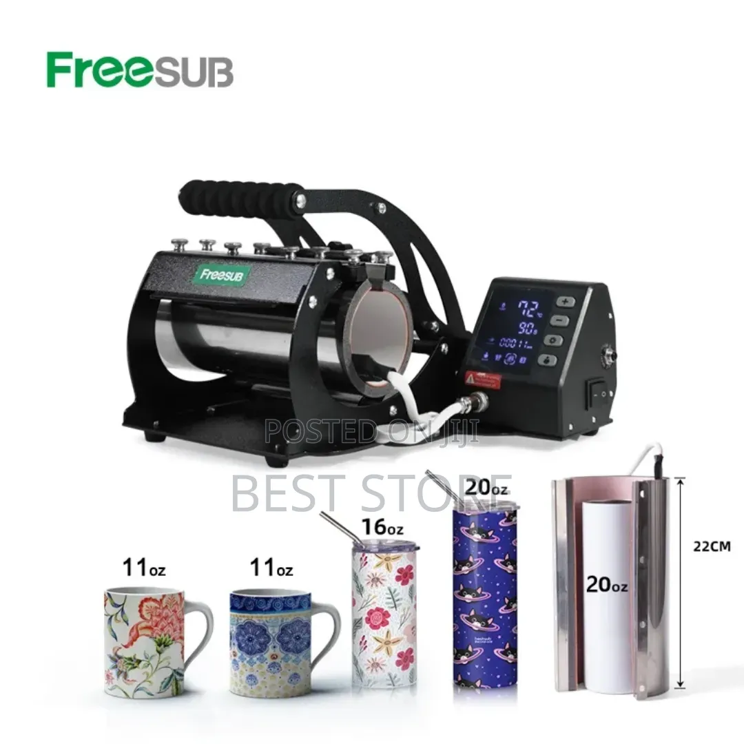 Bottle and Mug Presser 20z Black
