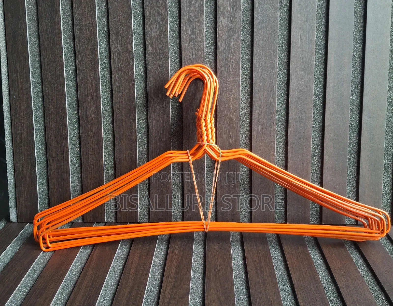 Coated Iron Hangers - 12 Pieces