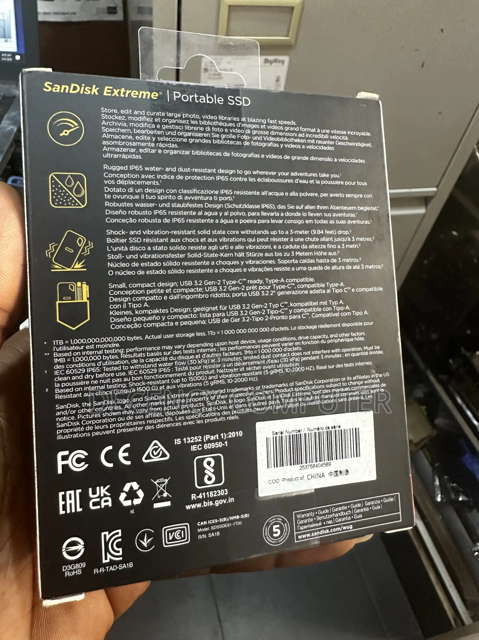 Sandisk Extreme Portable SSD