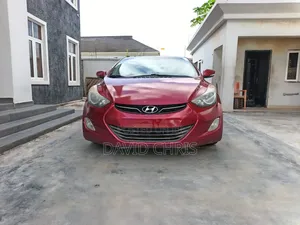 Hyundai Elantra Limited 2012 Red