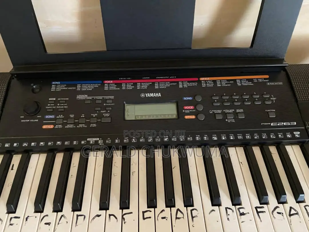 Yamaha Portable Keyboard PSR E263