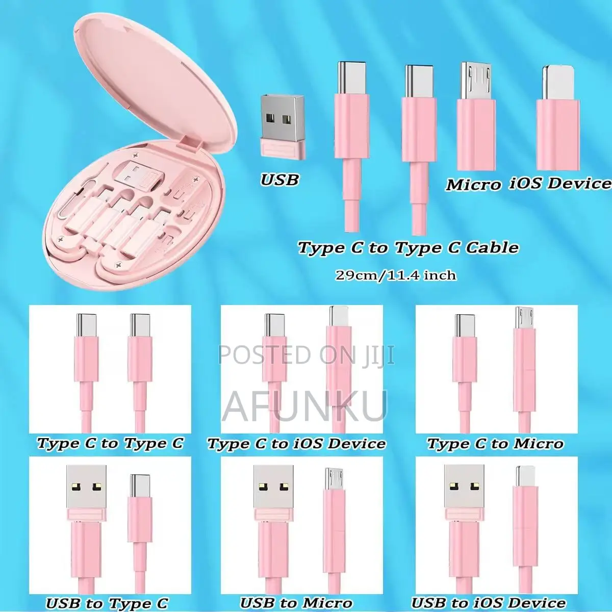 Data Cable Charging Phones Set