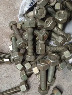 7/8"X130mm(5"Inch Length) Teflon Coated Stud Bolt/Nut