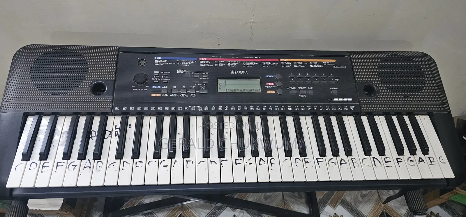 Yamaha Portable Keyboard PSR E263