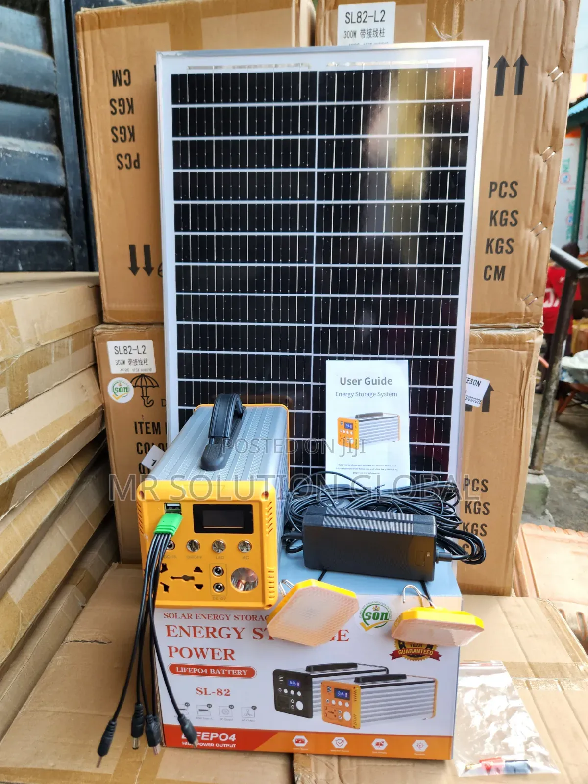 Strong 300w Solar Generator With Panel