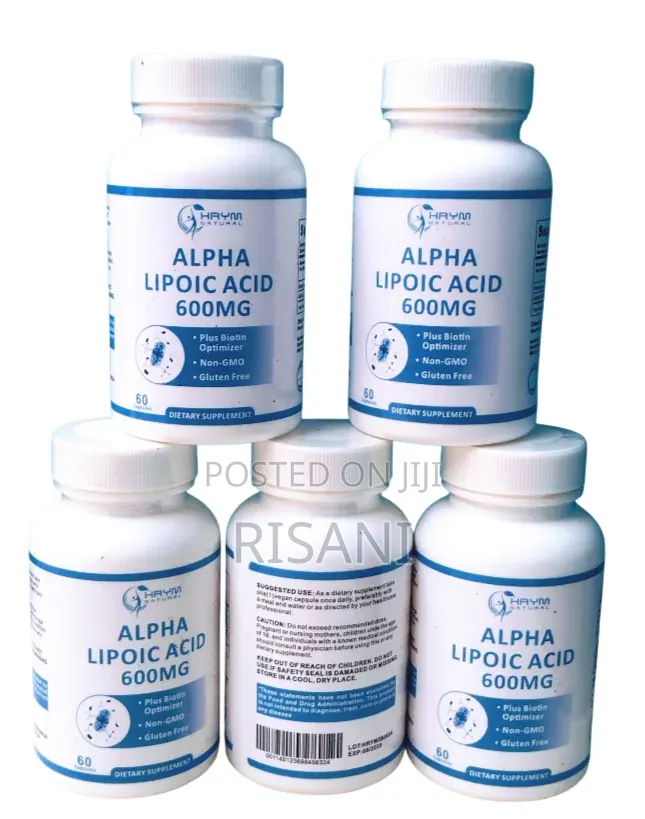 Alpha Lipotic Acid Capsules 600mg 60 Capsules