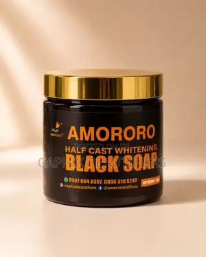 Amororo Halfcast Whitening Black Soap