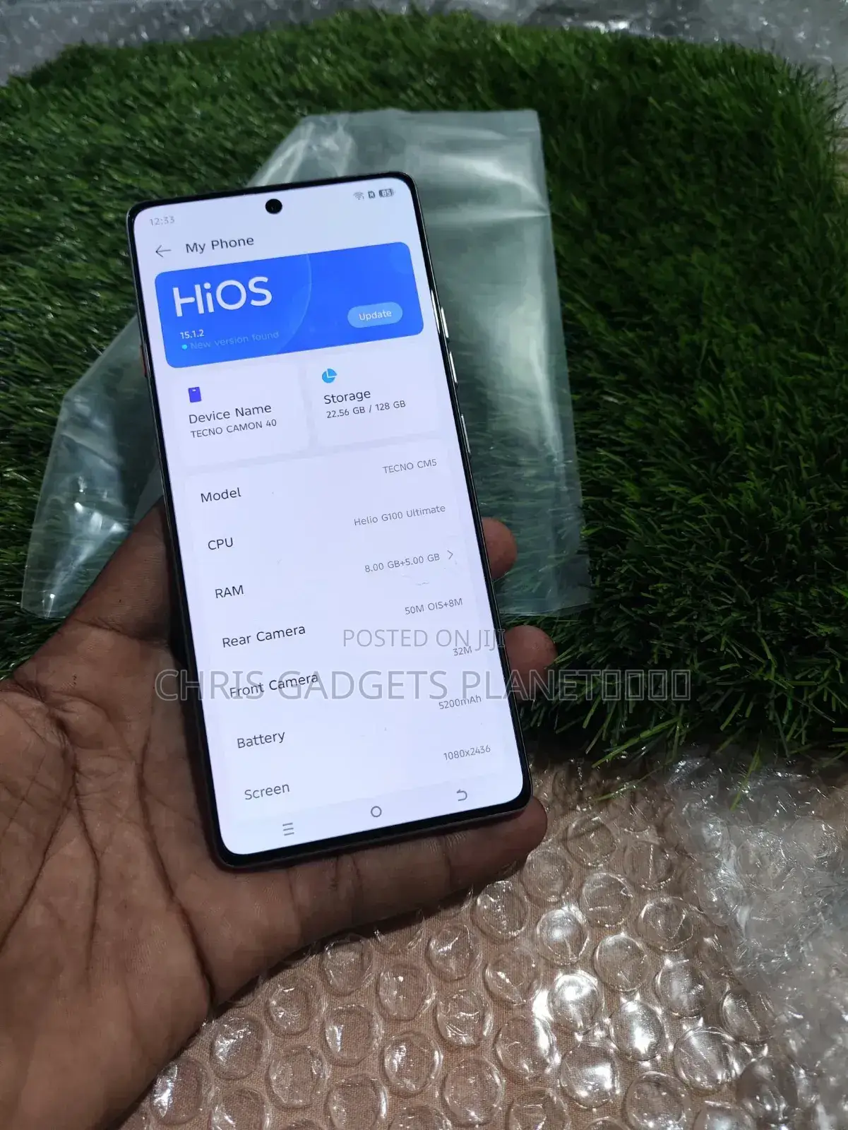 Tecno Camon 40 128 GB Silver