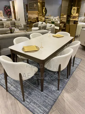 Luxury Turkish Dining Table Sets 6 Chairs