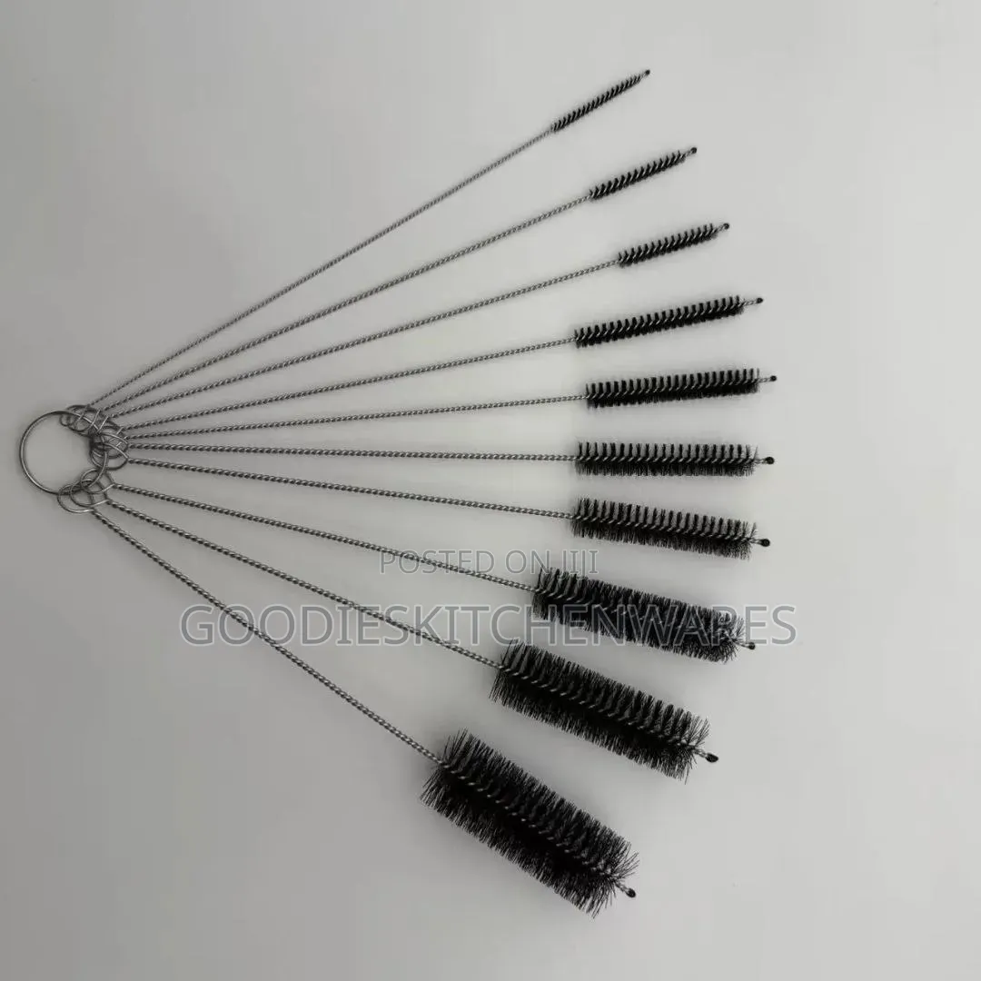 10 PCS Straw Brush Set