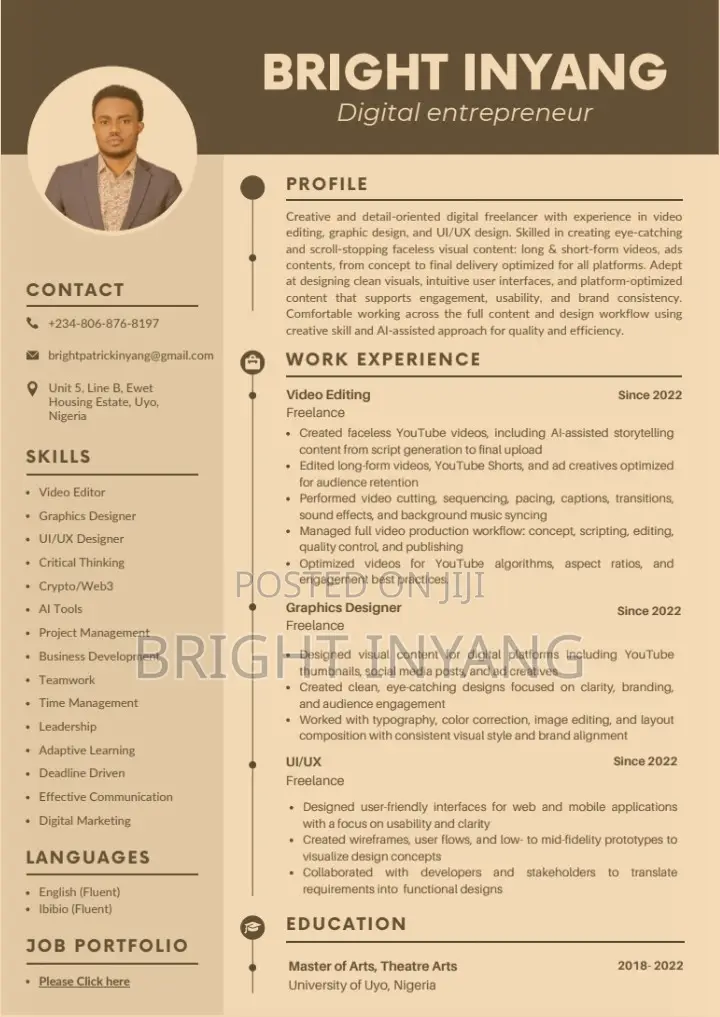 Computing IT CV