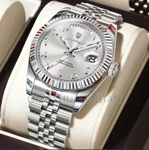 Poedagar Chain Watch.High Quality With Arabic Hour Marker
