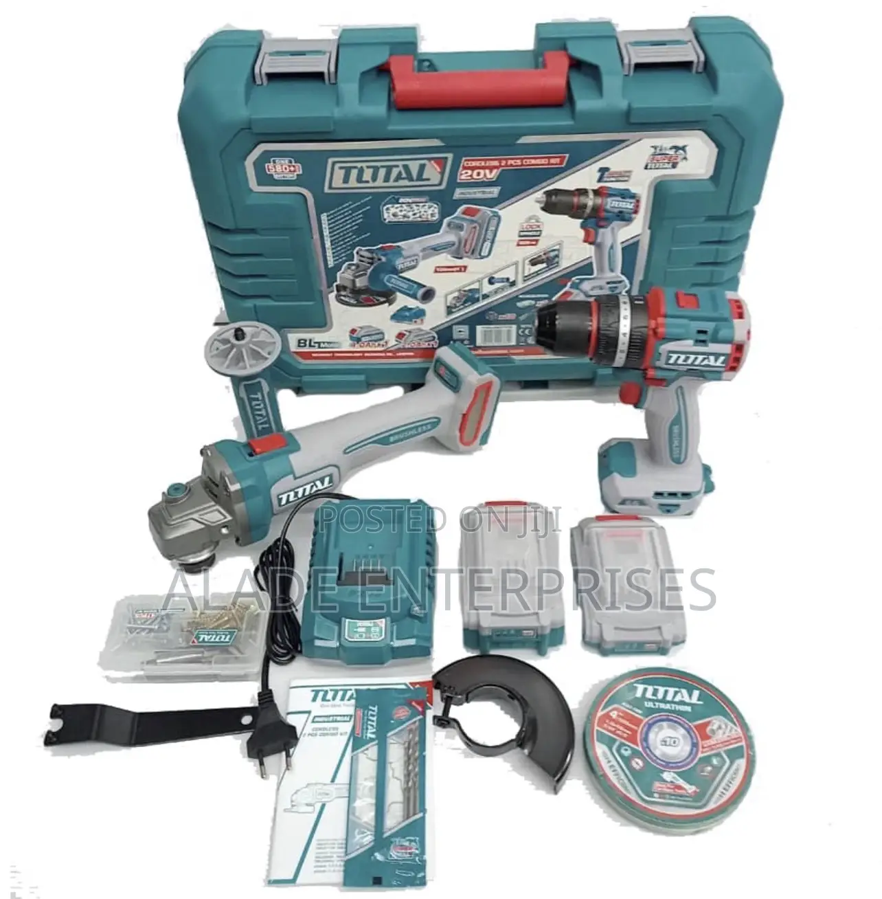 Total Tools Combo 2pc Drill Grinder - Reliable Power Tools