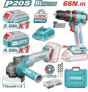 Total Tools Combo 2pc Drill Grinder - Reliable Power Tools