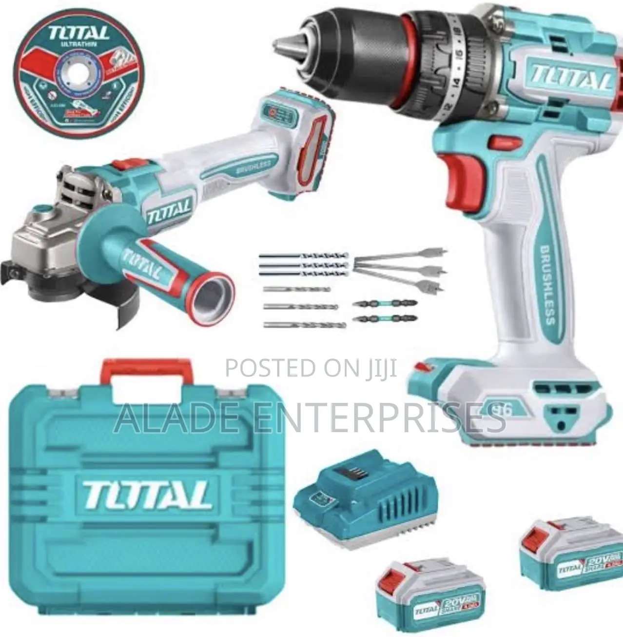 Total Tools Combo 2pc Drill Grinder - Reliable Power Tools