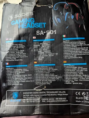 Sades Gaming Headset Sa 901