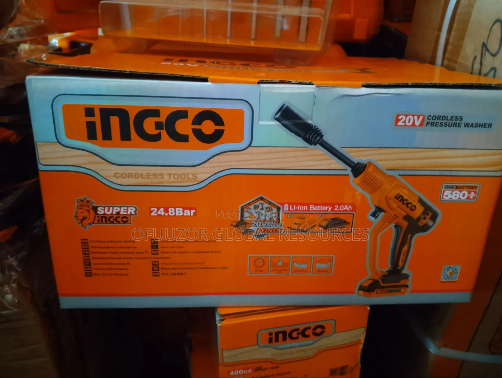 Ingco Cordless Pressure Washer