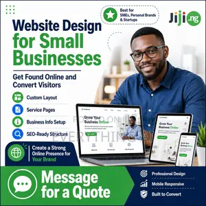 Professional Website Landing Page Design for Small Businesses