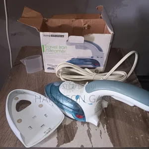  Living Solutions 2-in-1 Travel Iron Vertical Garment Steamer