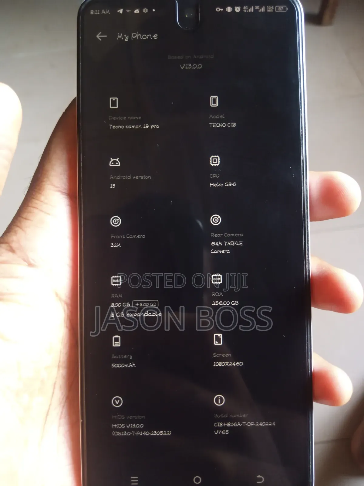 Tecno Camon 19 Pro 256 GB White
