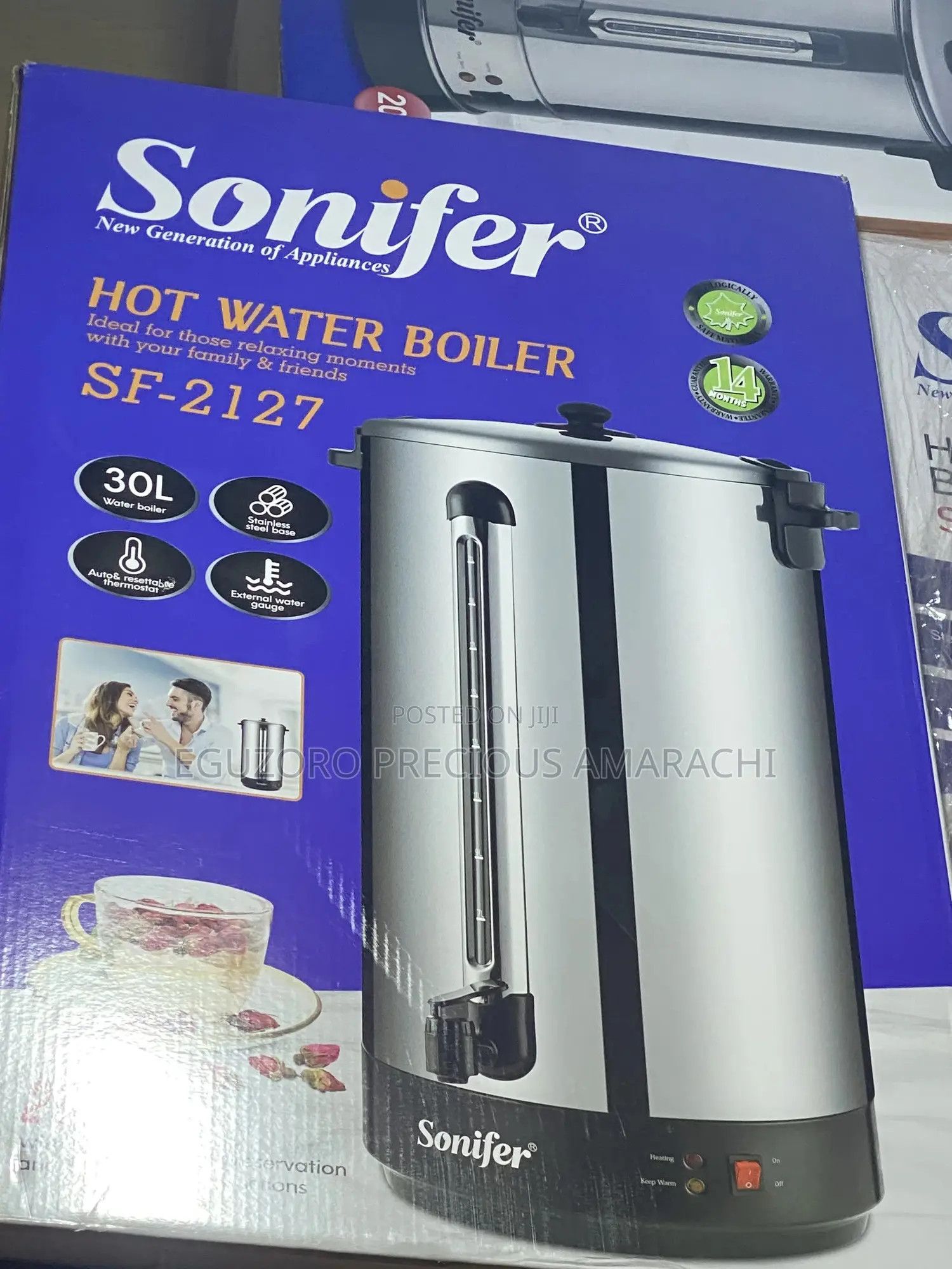 Sonifer Professional Electric Water Boiler