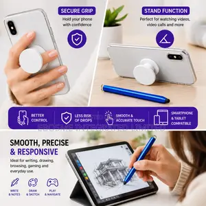 Touch Pen and Finger Grip