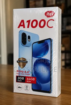 New Itel A100C 64 GB Blue