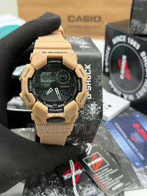 G-Shock Digital and Analogue Time Display Rubber Watch, With Date, Day