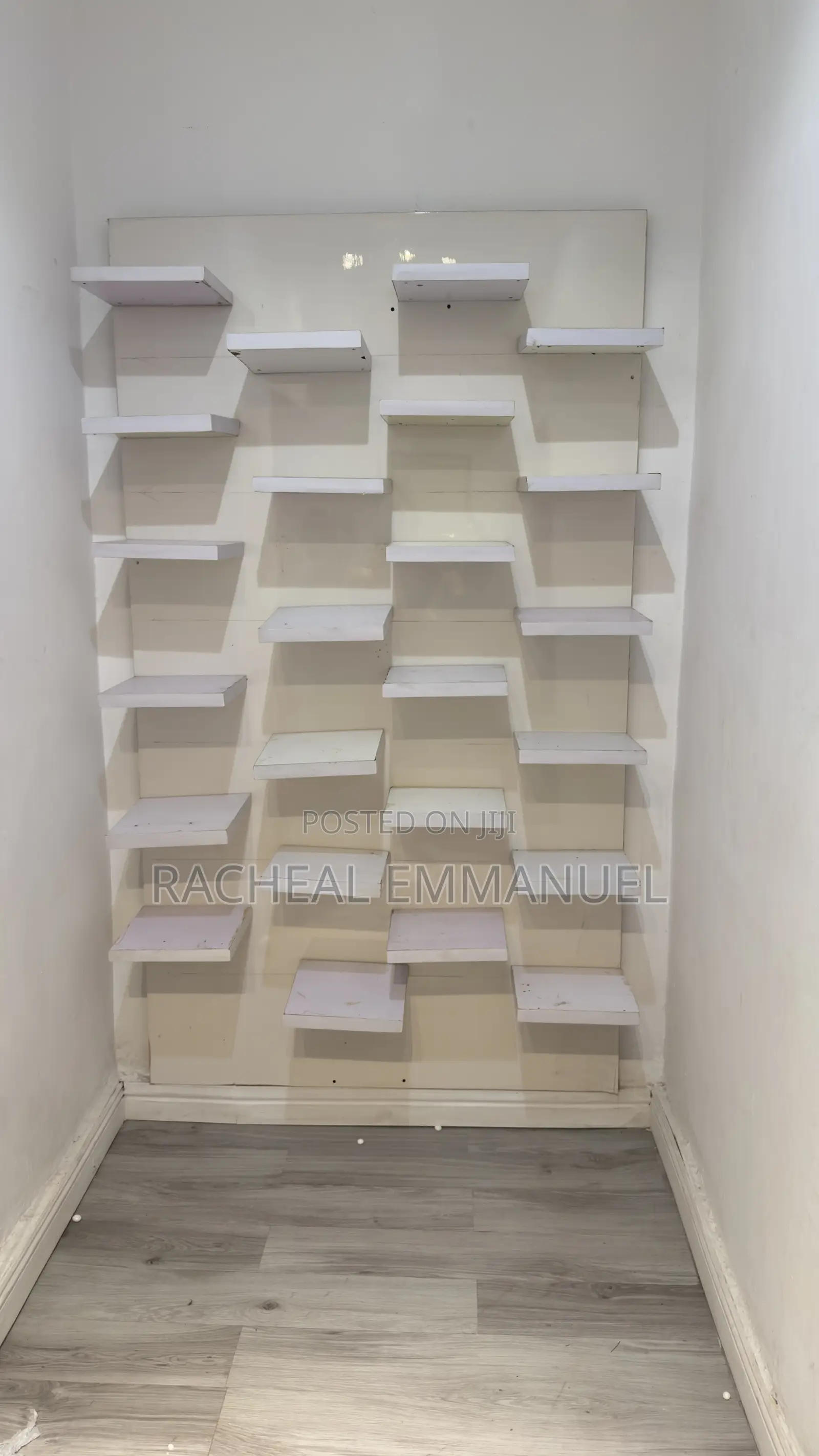 White Floating Shelf