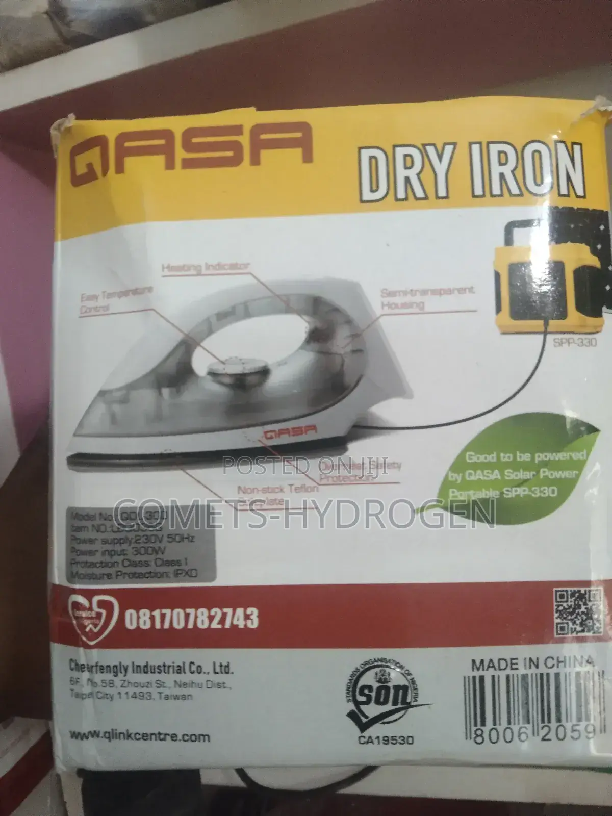 Inverter Energy Saving Pressing Iron for Solar, GEN, Prepaid Users