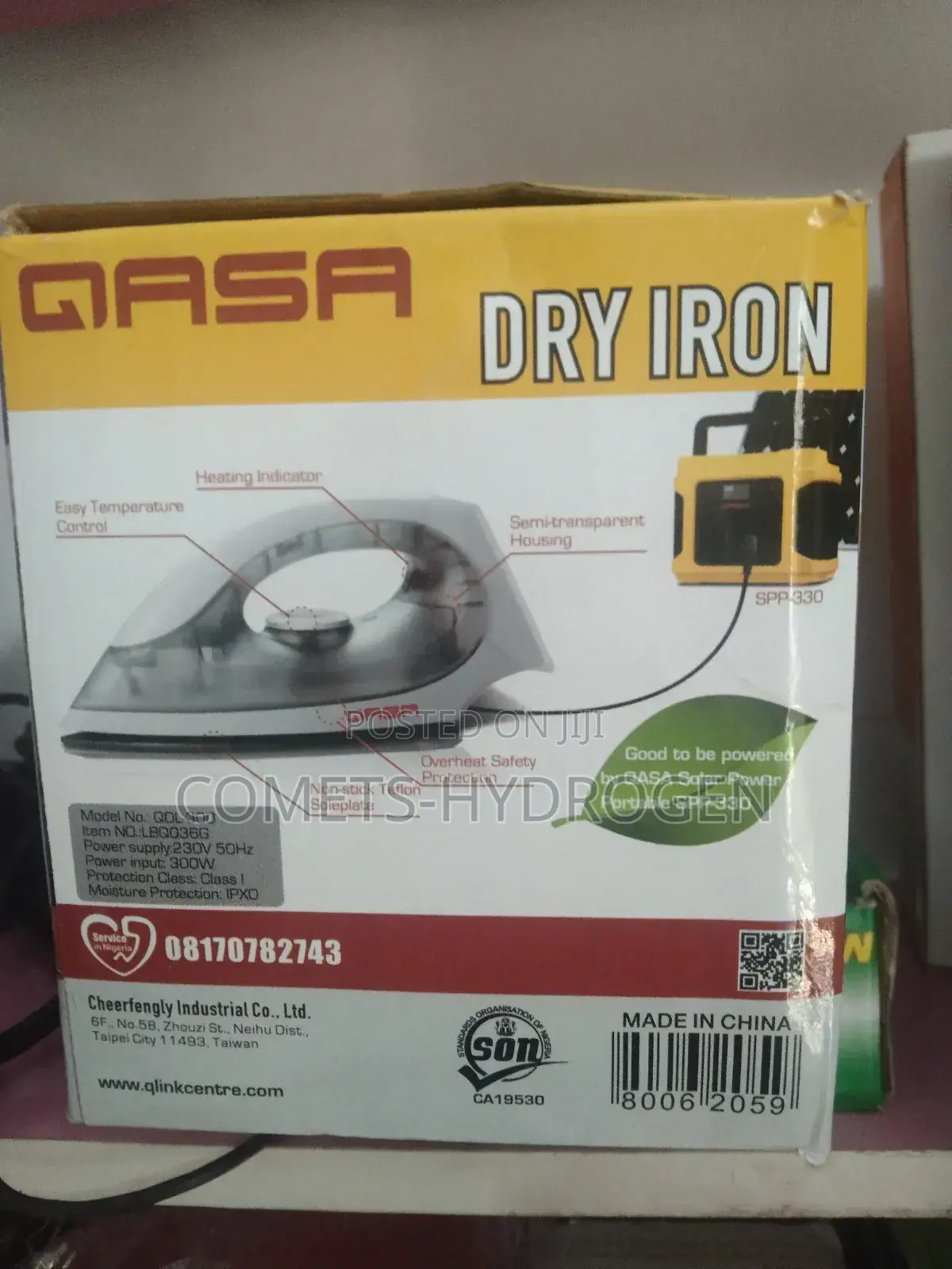 Inverter Energy Saving Pressing Iron for Solar, GEN, Prepaid Users