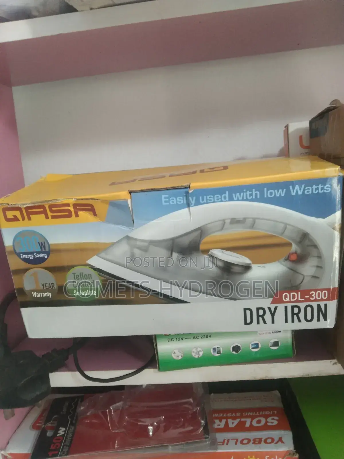 Inverter Energy Saving Pressing Iron for Solar, GEN, Prepaid Users