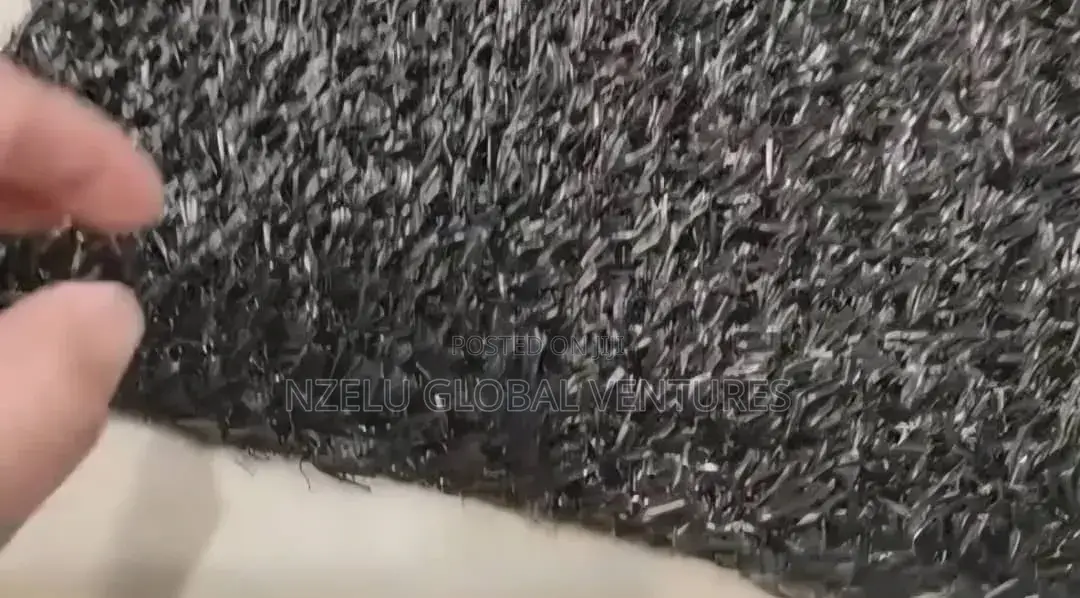 Black 25mm Artificial Grass Roll