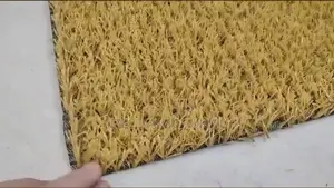 15mm Brown Synthetic Grass Carpet