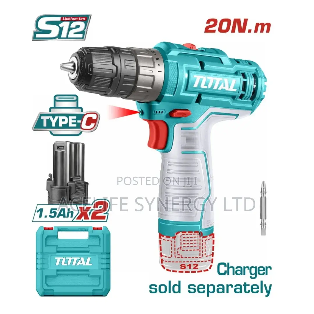 Total Cordless Drill Power Tools