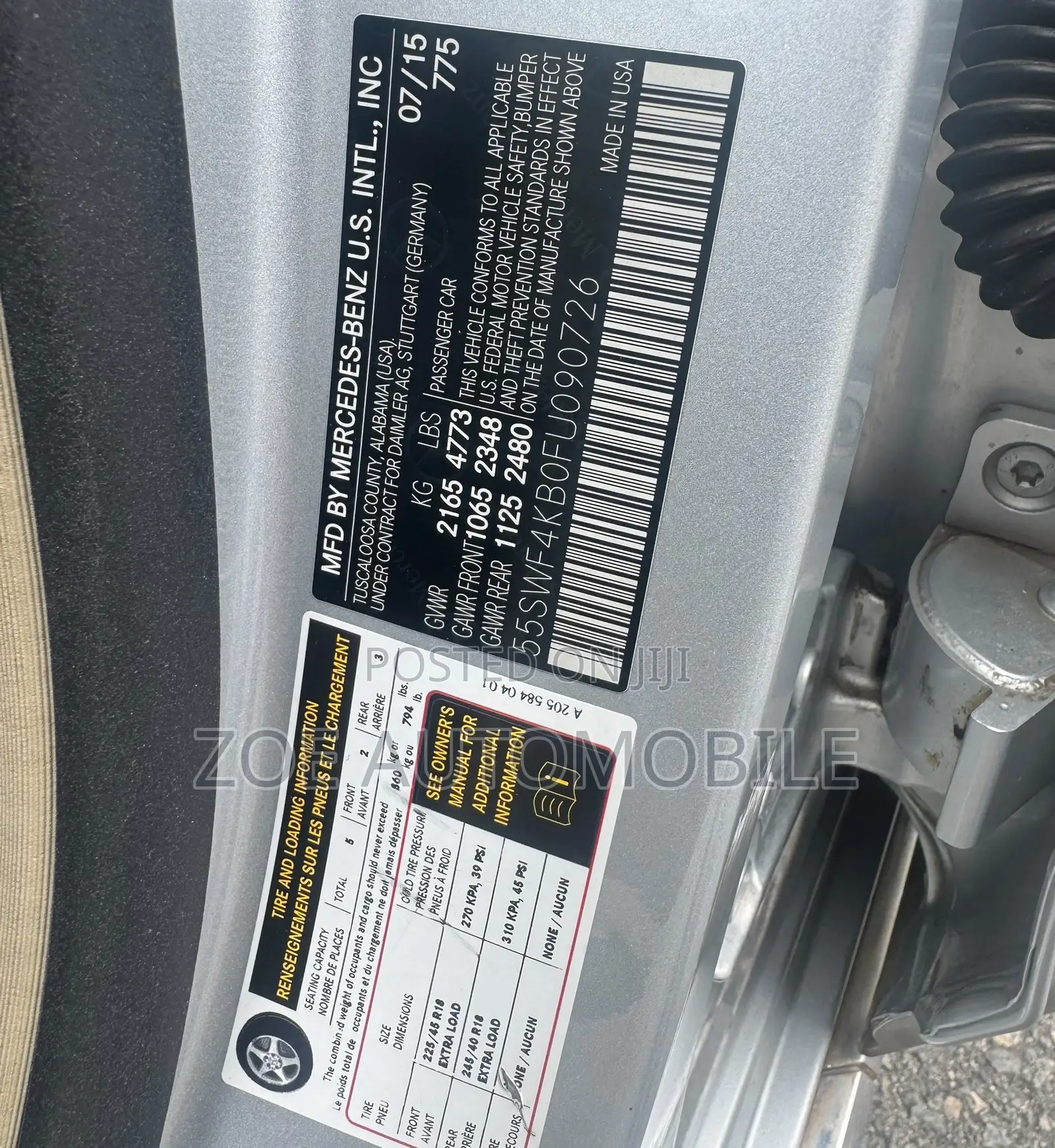 Mercedes-Benz C300 2016 Silver