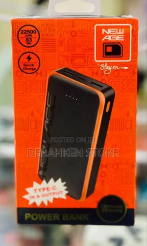 New Age 22500mah Power Bank – Fast Charging