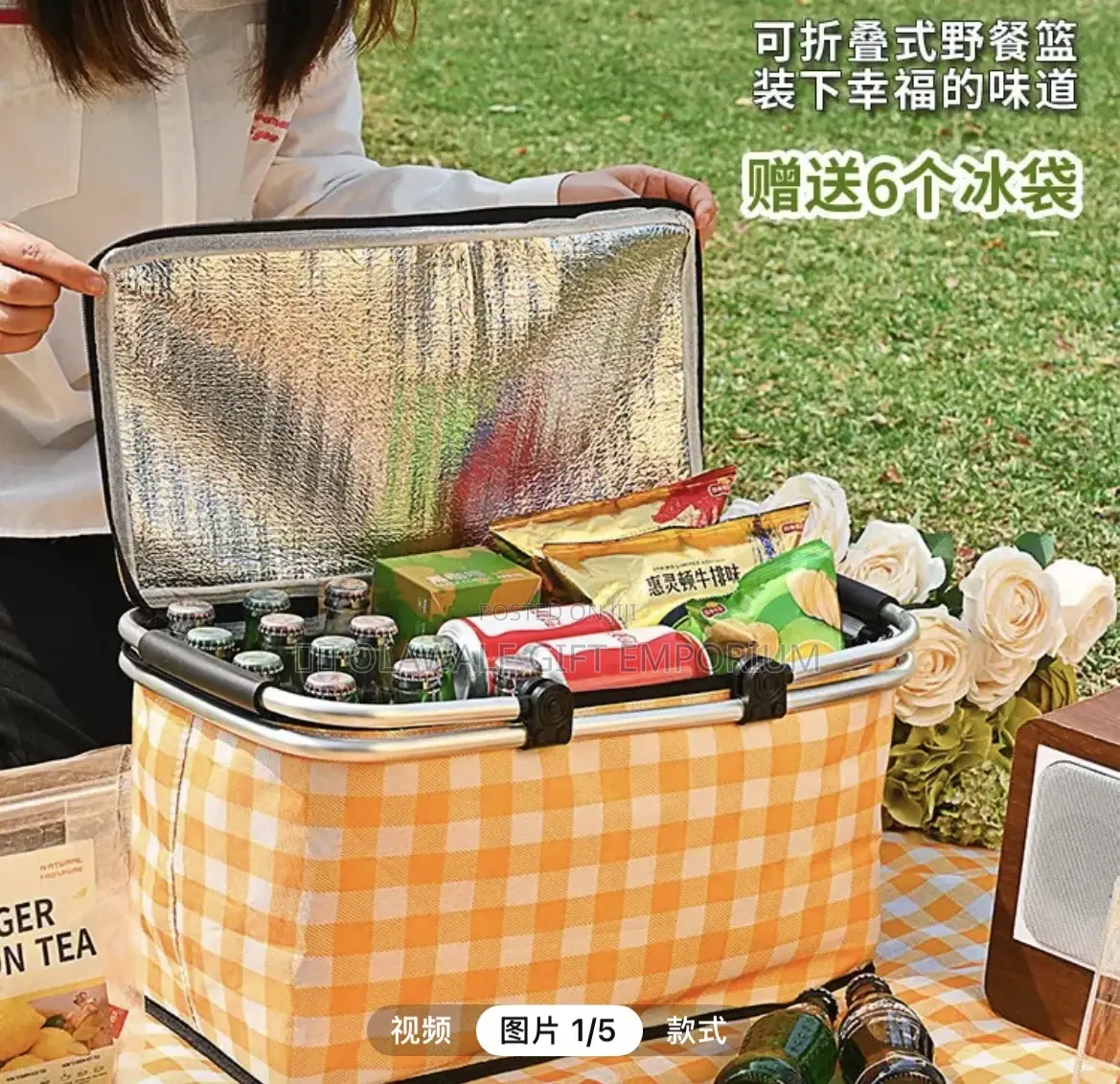 Foldable Insulated Lunch Bag
